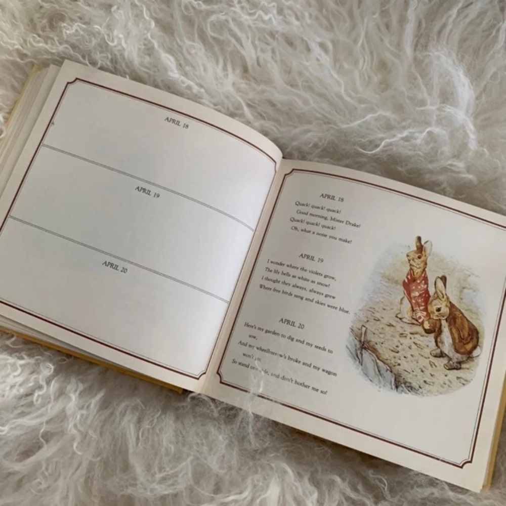 1980’s Peter Rabbit Birthday Book - Picture 7 of 7